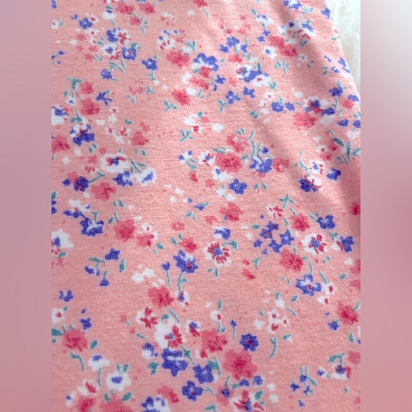 Peach Floral Tank Top - Picture 2 of 2